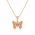 Pendant In 9K Rose Gold Swallowtail Butterfly