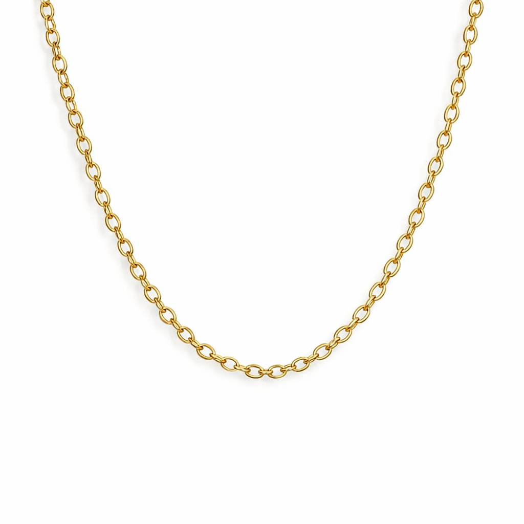 Stainless Steel Chain | 14K Gold Plated 55cm