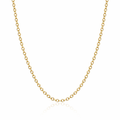 Plated 14K Gold Stainless Steel Necklace 55cm