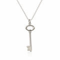 Key Pendant On Silver Chain