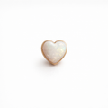 Loose Heart White Opal Gemstone