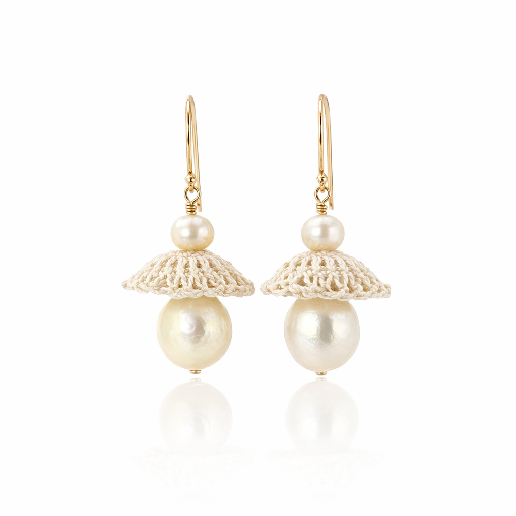 Pearl Drop Earring by Bilum And Bilas