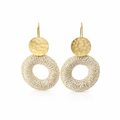 Kina Earrings Gold by Bilum And Bilas
