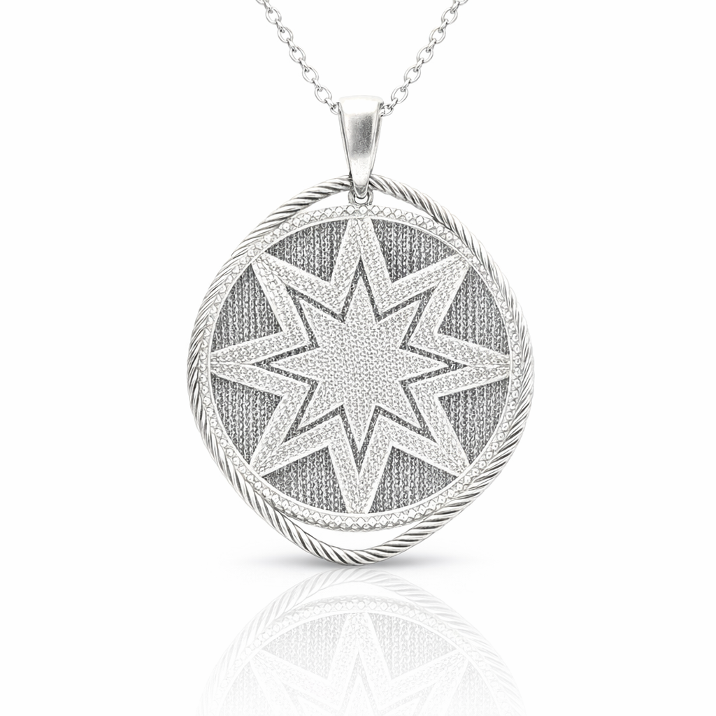 Silver Pendant | New Guinea Woven Threads