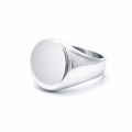 Signet Ring In Sterling Silver 13mm x 12mm
