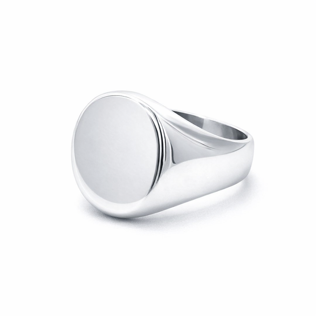 Signet Ring In Sterling Silver 13mm x 12mm