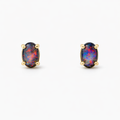 Queensland Boulder Opal Stud 18K Earrings