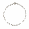 Hugs and Kisses Sterling Silver Necklace