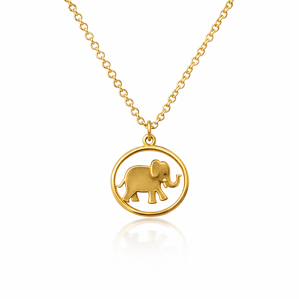 Petals Necklace |"If Life Is A Journey" Elephant