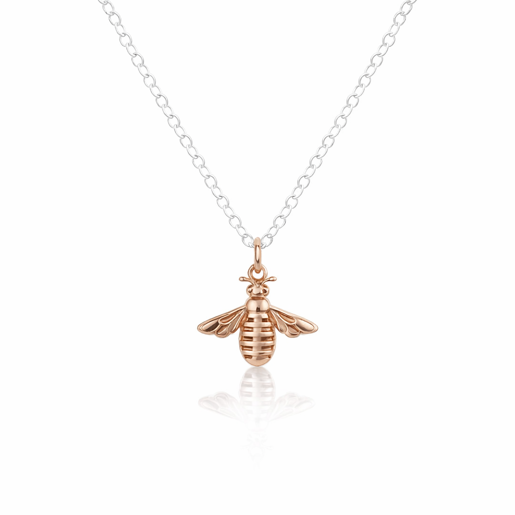 Petals Silver Necklace | Bee "Sometimes"
