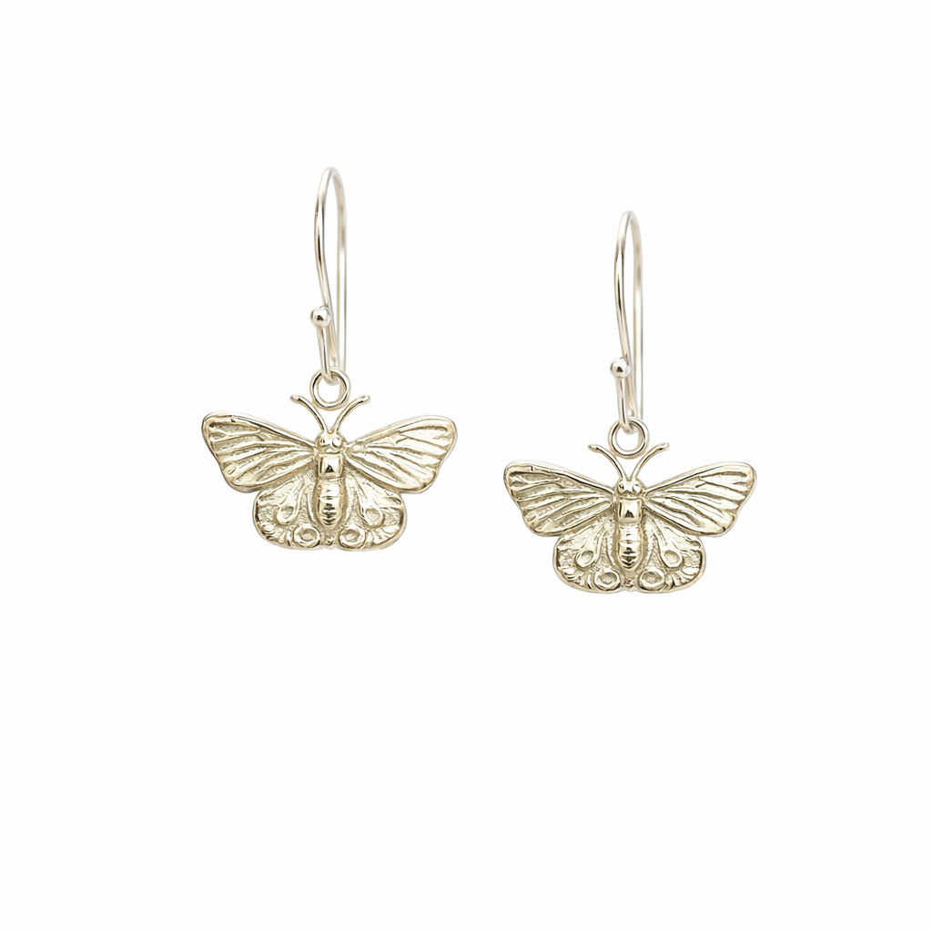 Pepe Butterfly Earrings In Sterling Silver