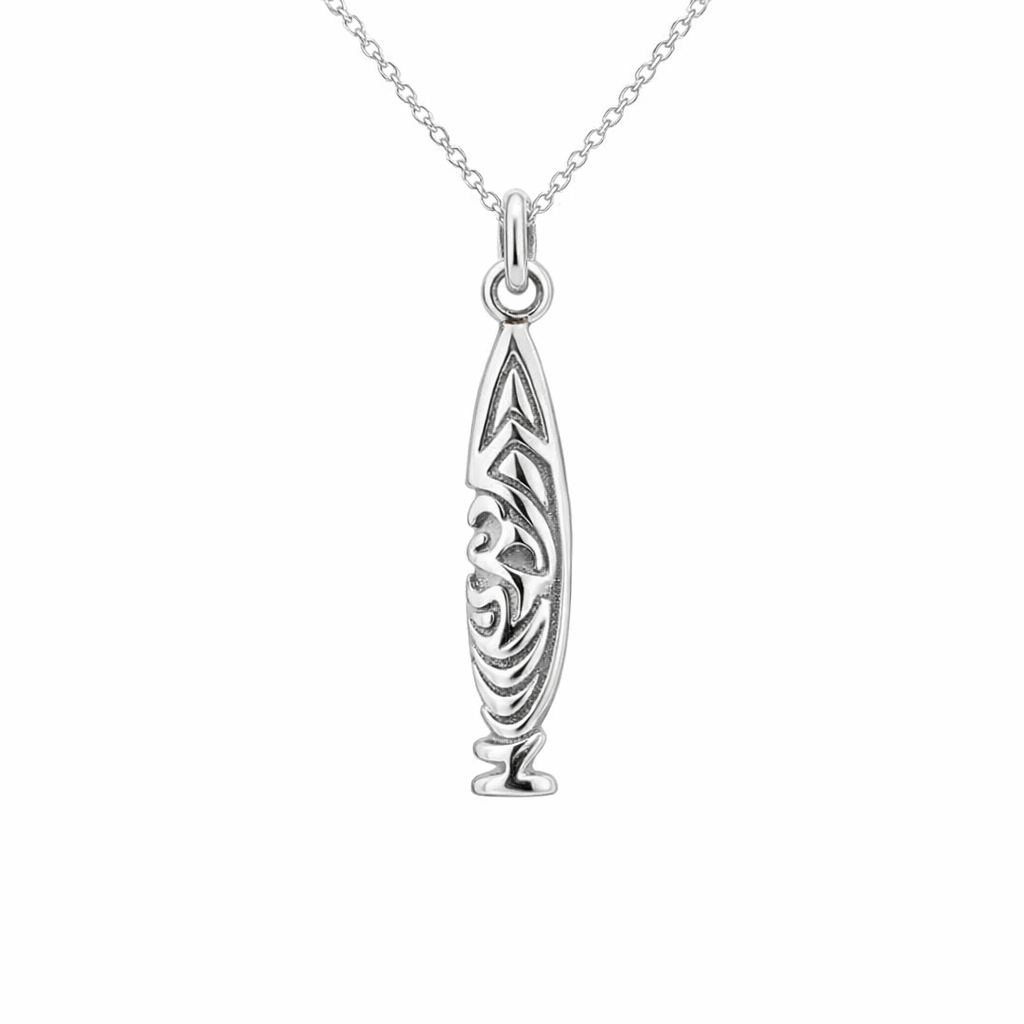 Pendant | Sepik Mask In Sterling Silver