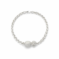 Pineapple Bracelet In Sterling Silver