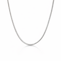 Sterling silver snake style necklace