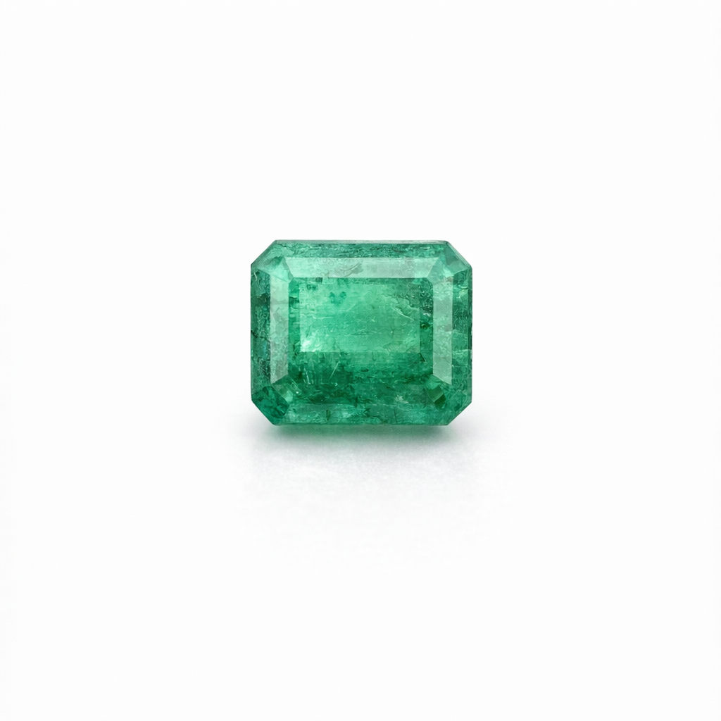 Emerald Cut Green Emerald 1.45ct