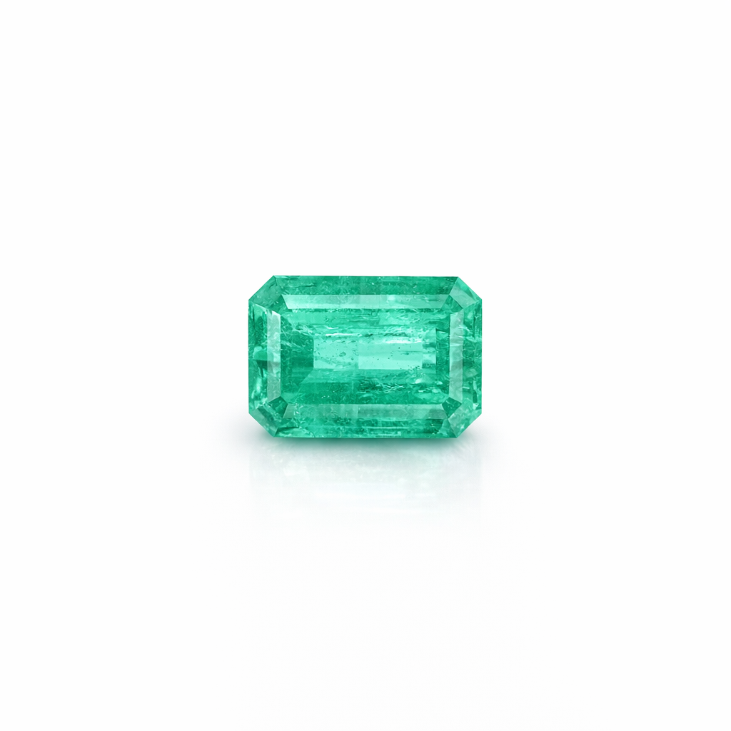 Emerald Cut Green Emerald 0.67ct