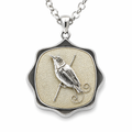 Sterling Silver Wilson's Bird Of Paradise Pendant