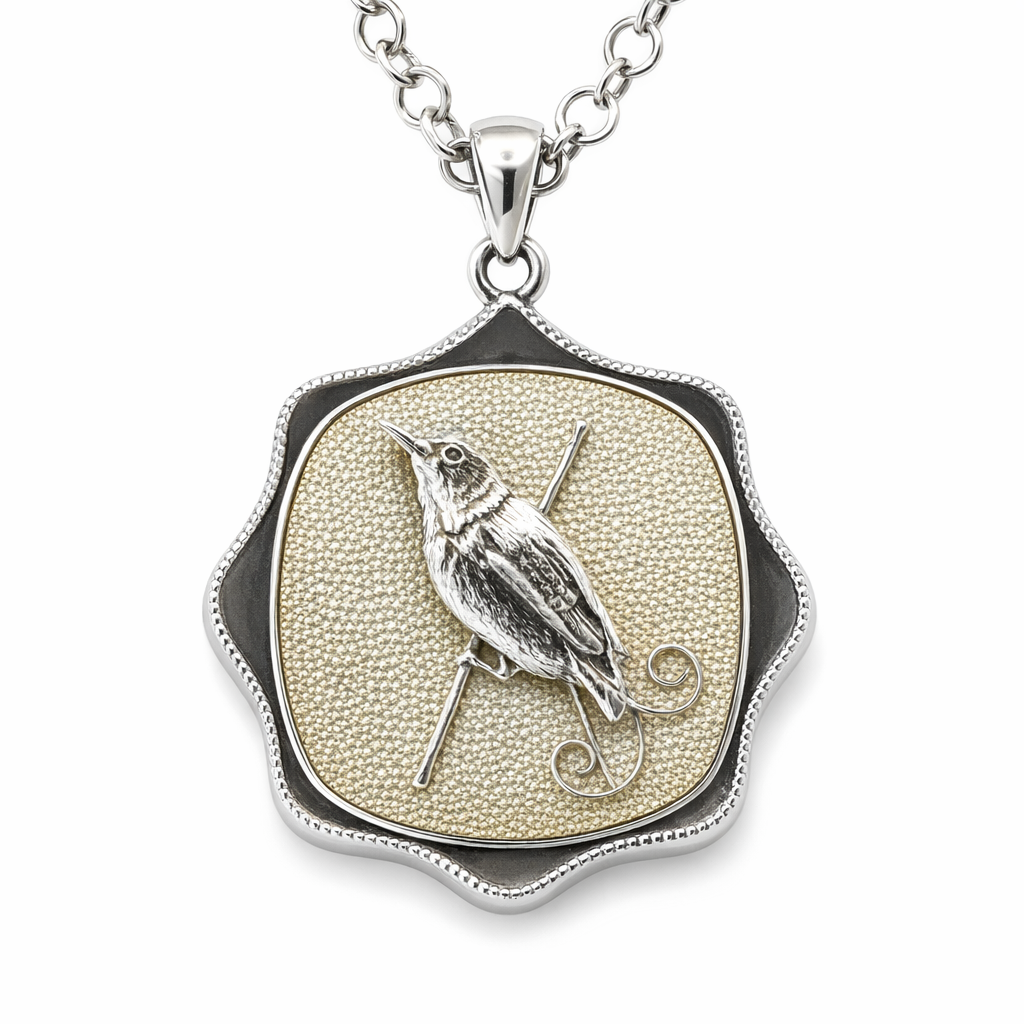 Sterling Silver Wilson's Bird Of Paradise Pendant