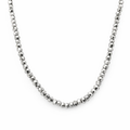 Simply Sparkling: Silver-Plated Pyrite Bead Necklace 40cm Length