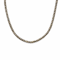 Pyrite Necklace With Silver Clasp