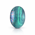 Elegant Teal And Emerald Opal Gemstone