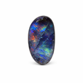 Luxurious Midnight Black Opal Gemstone