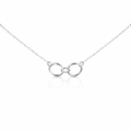 Petals Silver Necklace | "Soul Sister" Interlocking Circles