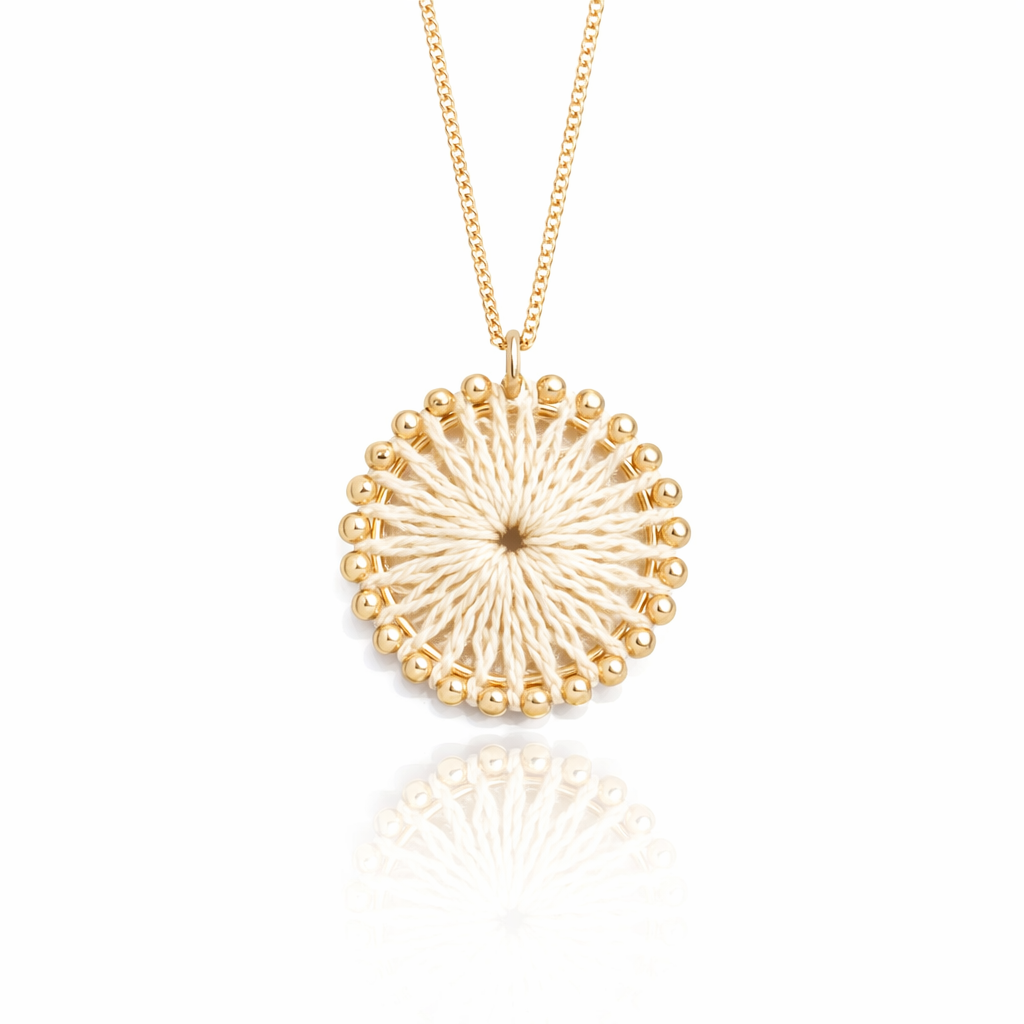 Nambis Necklace Gold by Bilum And Bilas