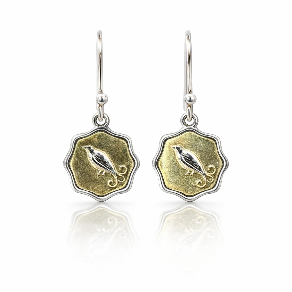 WIlson's Bird of Paradise Earrings In Silver