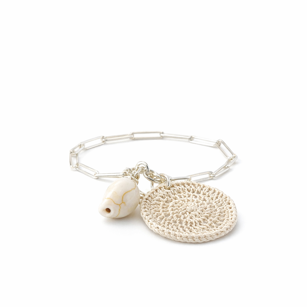 Brass Chainlink Charm Bracelet by Bilum And Bilas