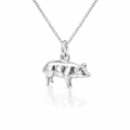 Piglet Pendant In Sterling Silver