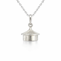 Goroka Hut Pendant In Sterling Silver