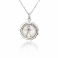 King Bird Of Paradise Pendant In Sterling Silver