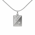 Sterling Silver PNG Flag Pendant