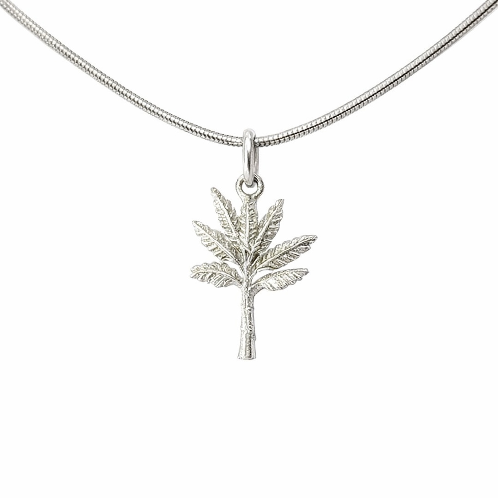 Silver Pendant | Banana Tree Sterling Silver