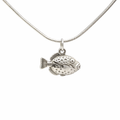 Sterling Silver Trigger Fish Pendant