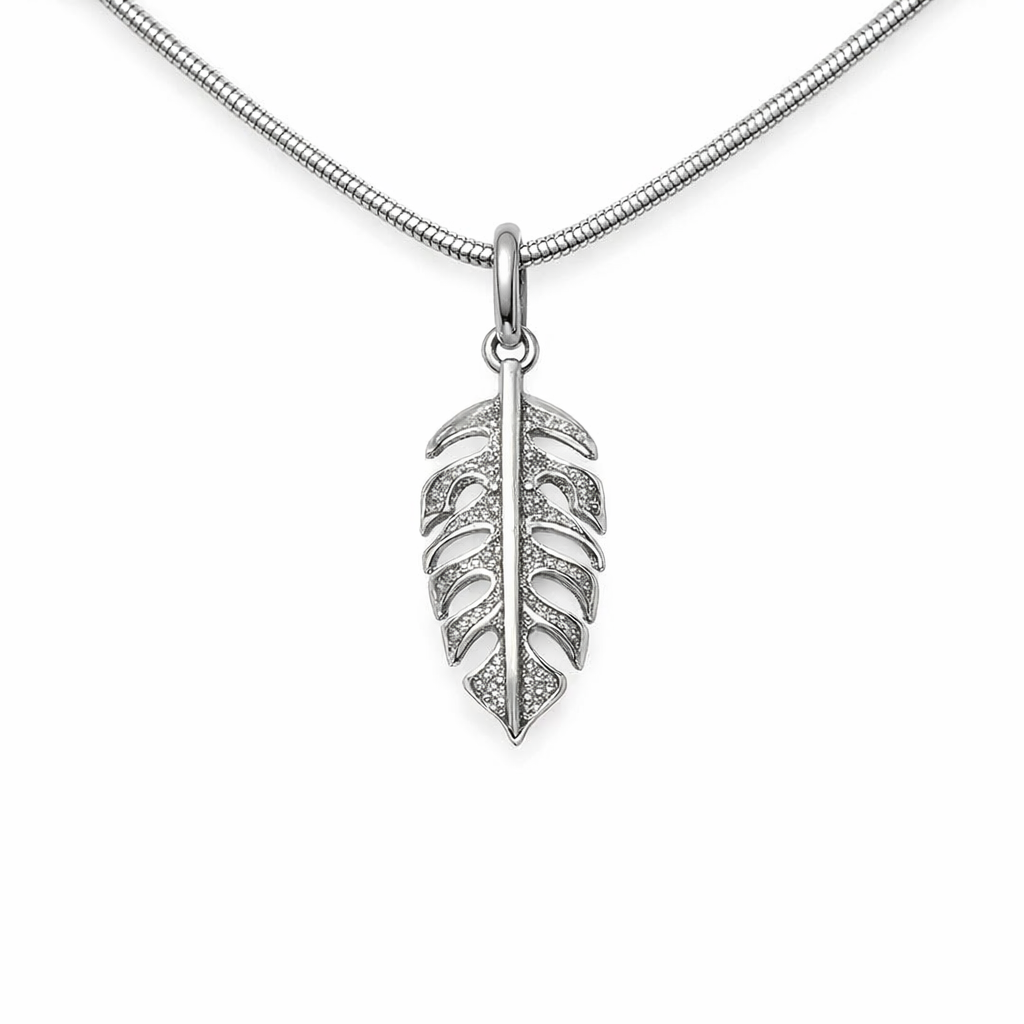 Medium Silver Travellers Palm Pendant