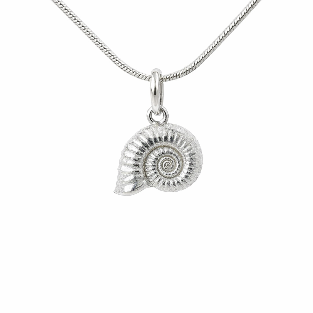 Sterling Silver Nautilus Shell Pendant