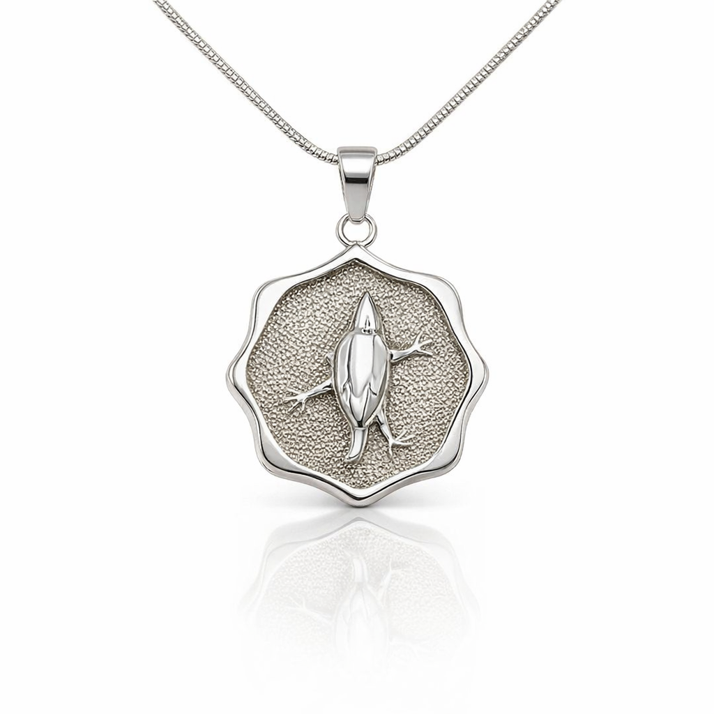 Wilson's Bird of Paradise Pendant Silver