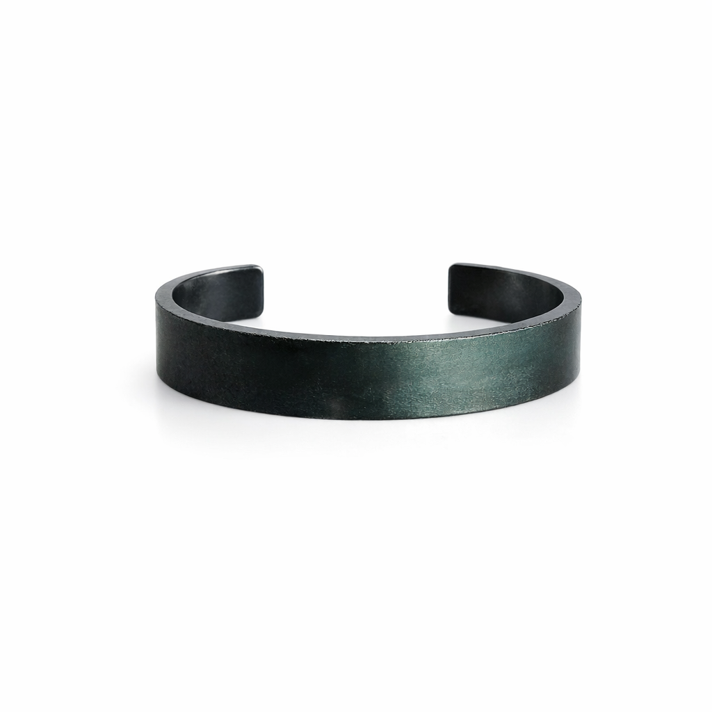 Men's Gunmetal Steel Cuff