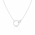 Silver Necklace With Linked Circles|Grandchildren