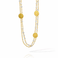 Bracelet with Mixed Stones | Gold Plated Brass