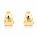 Huggie Hoop Earrings | 8mm x 9mm Graduating 9K Gold