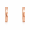Huggie Hoop Earrings | Classic 10x2.6mm 9K Rose Gold