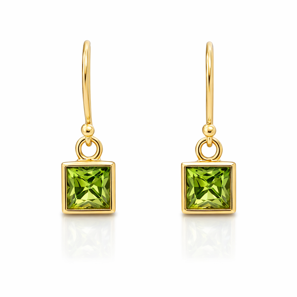 Earrings | Peridot In 9 Carat Gold