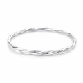 Bangle | Wide Weave Rope Style In Sterling Silver