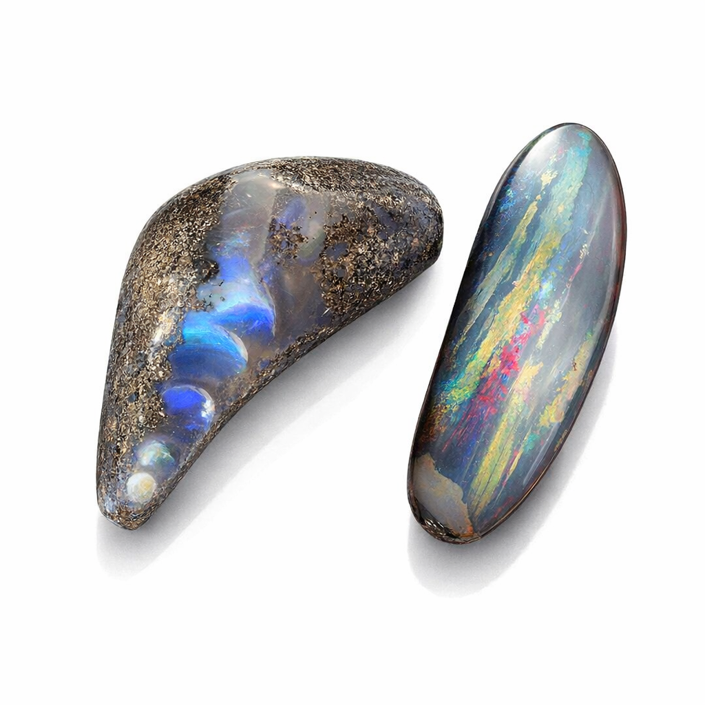 Solid Opals | Two with Natural Colours