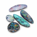 Solid Opals | Five with Unique Varying Colours