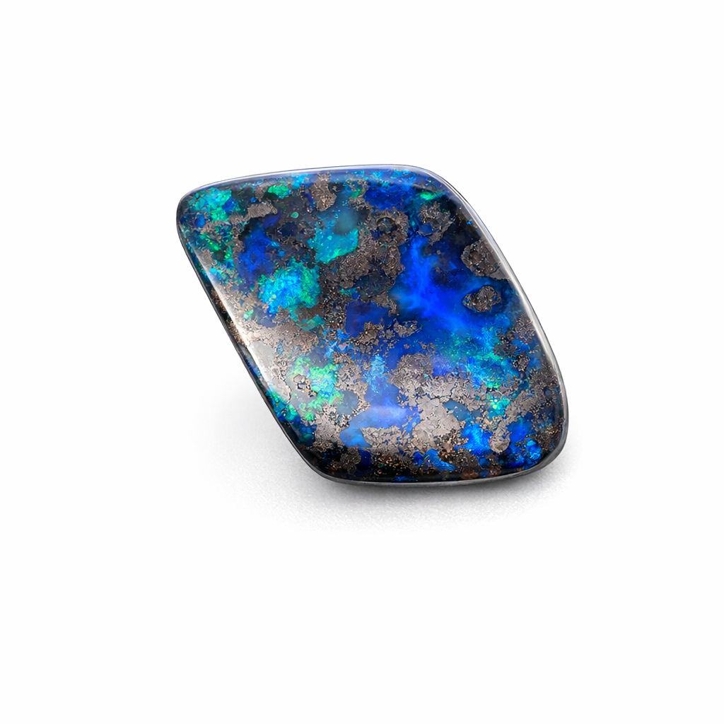 Solid Opal | Deep Blue with Green
