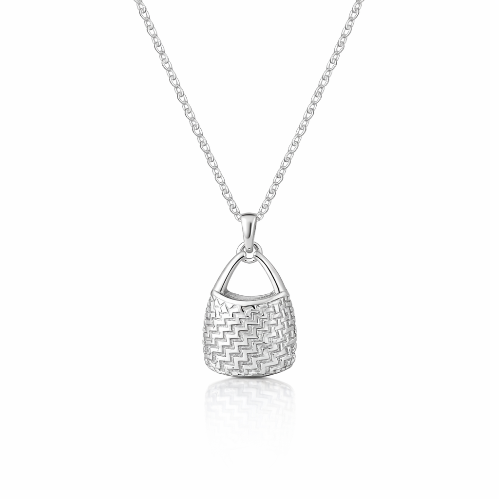 Silver Pendant | Bilum Bag